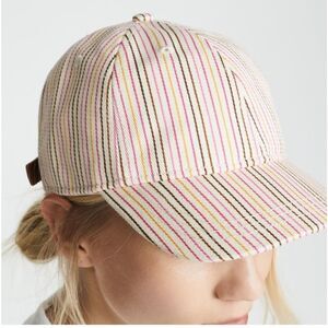 Madewell Multi Stripe Baseball Hat